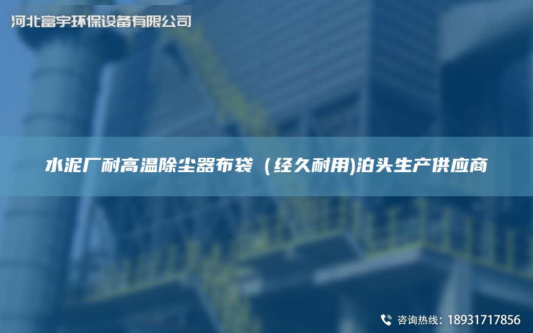 水泥廠耐高溫除塵器布袋（經久耐用)泊頭生產供應商