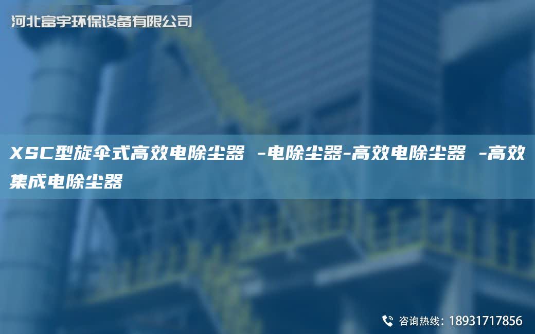 XSC型旋傘式高效電除塵器 -電除塵器-高效電除塵器 -高效集成電除塵器