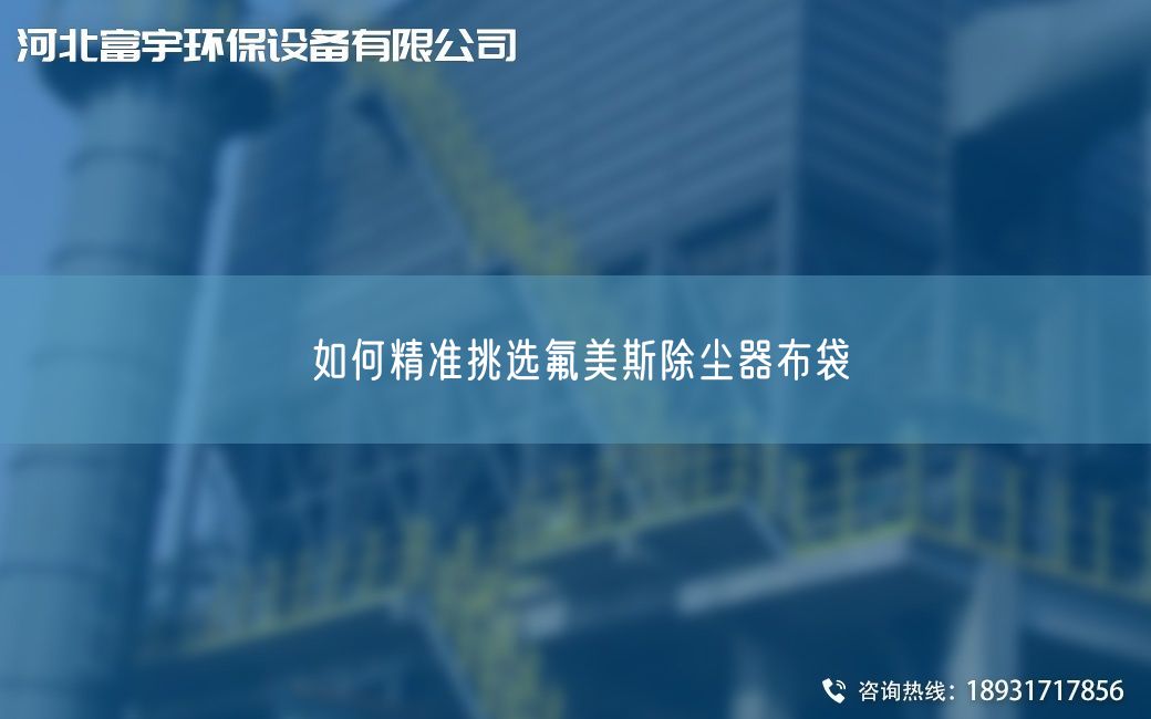 如何精準(zhǔn)挑選氟美斯除塵器布袋