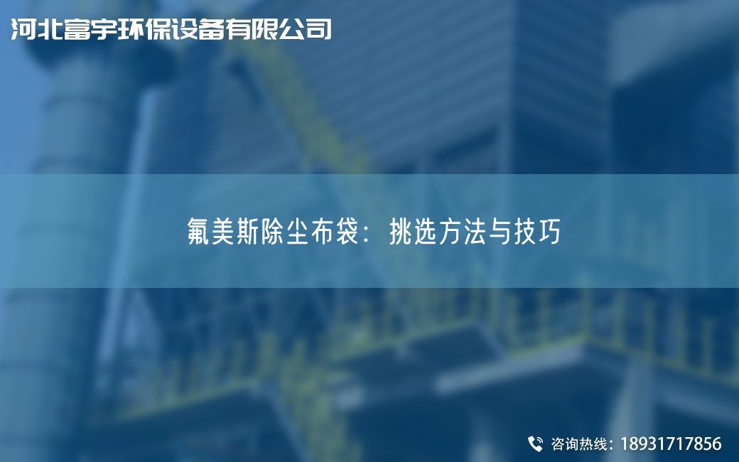 氟美斯除塵布袋：挑選方法與技巧